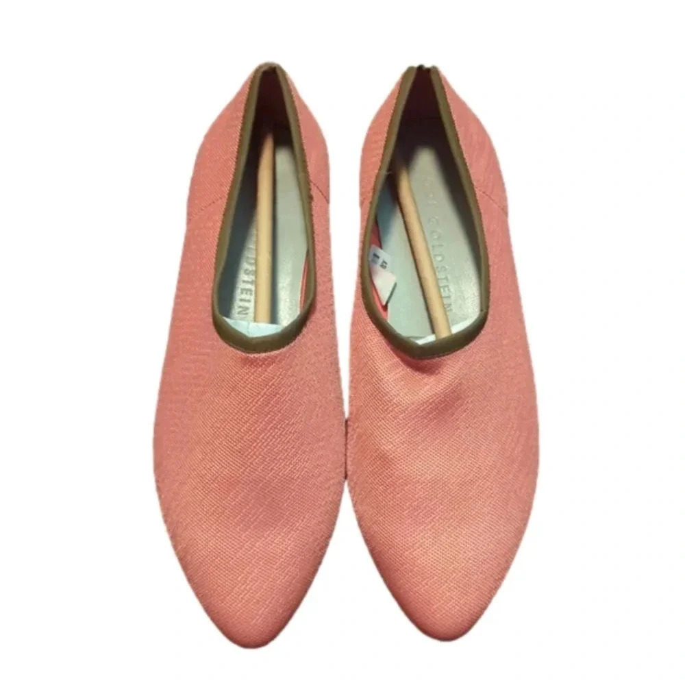 Lori Goldstein collection stretch knit slip on rose
